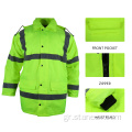 Ansi class 3 χειμερινό ζεστό fleece hi-vis hoodies